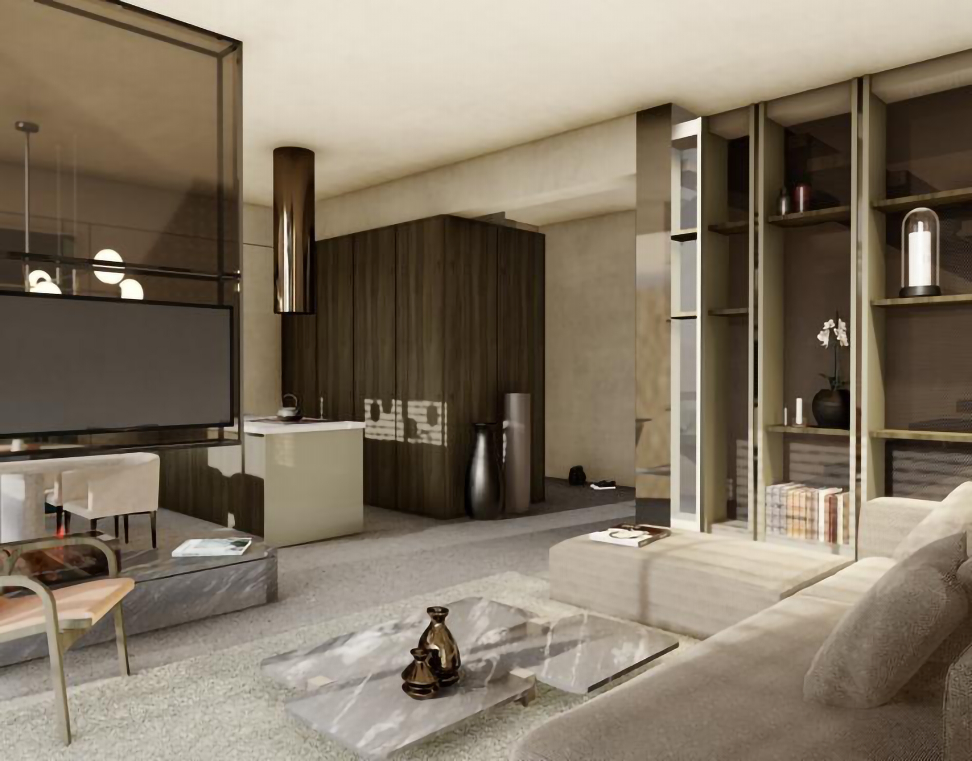 Luxury 1+1 Apartment with Sea, Castle, and Mountain Views in Alanya Center