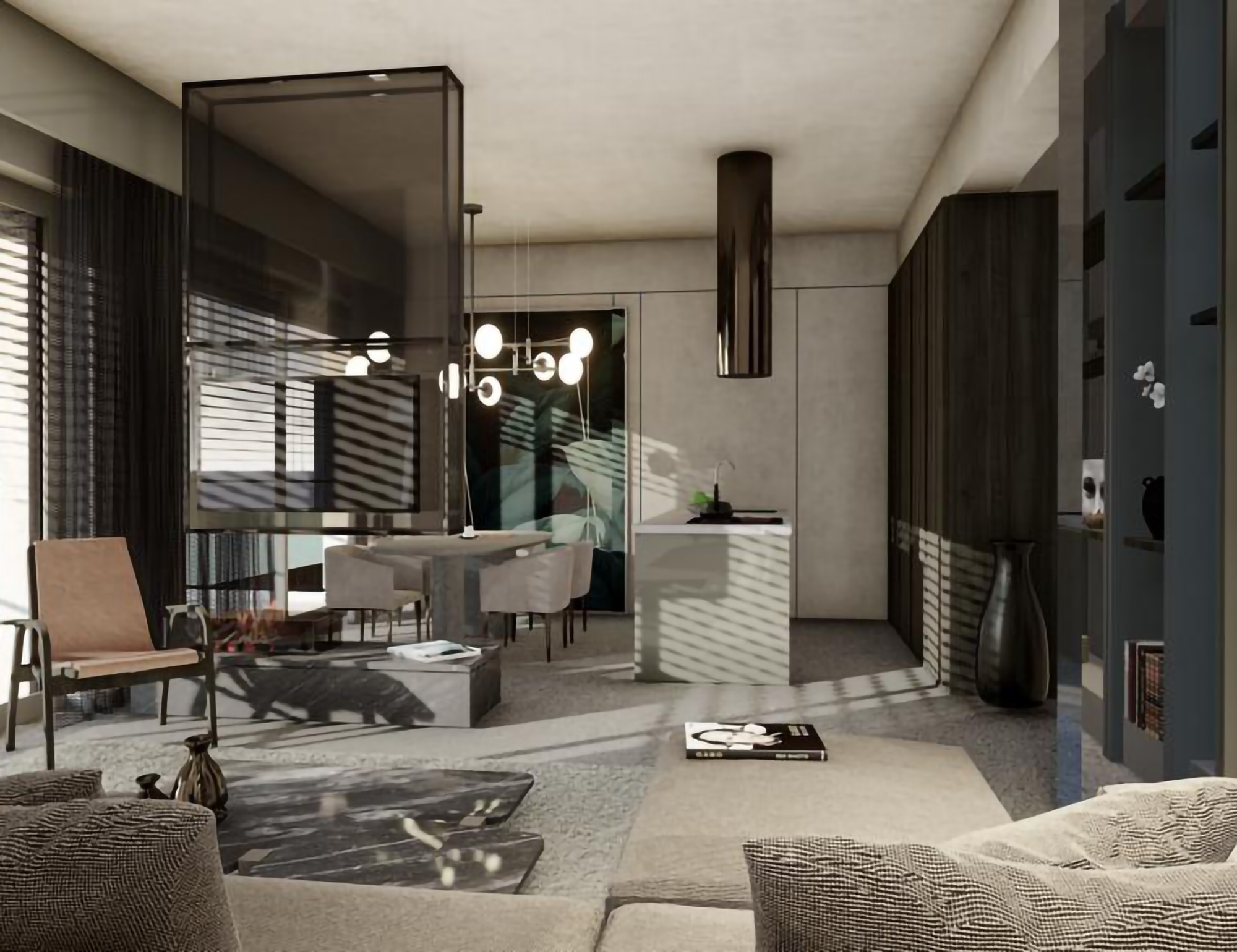 Luxury 1+1 Apartment with Sea, Castle, and Mountain Views in Alanya Center