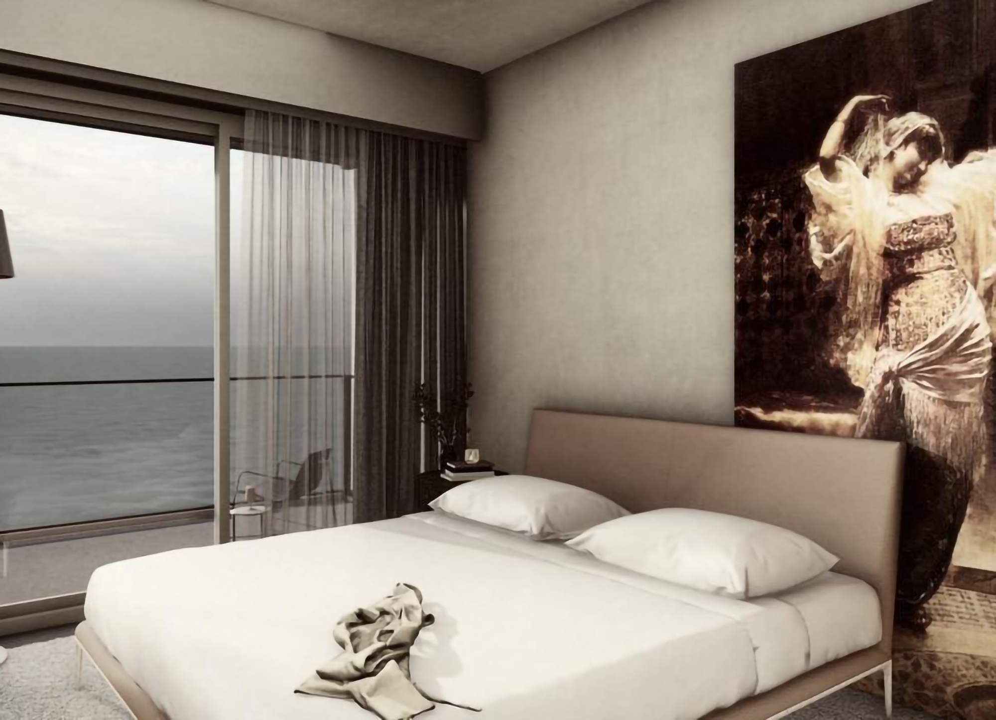 Luxury 1+1 Apartment with Sea, Castle, and Mountain Views in Alanya Center