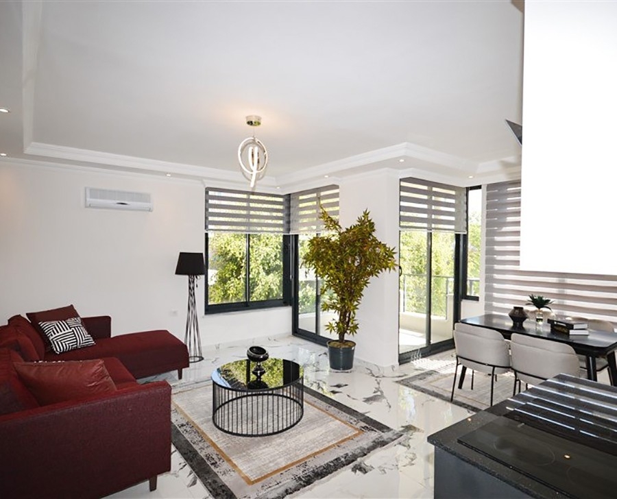 2+1 Wohnung mit atemberaubendem Blick, Alanya Zentrum