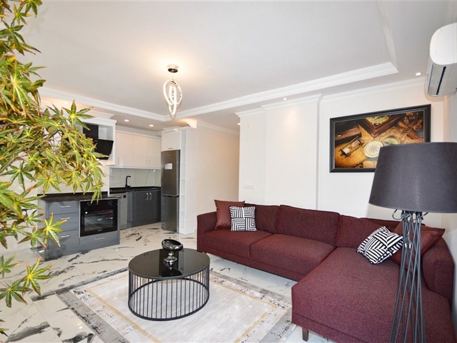 2+1 Wohnung mit atemberaubendem Blick, Alanya Zentrum