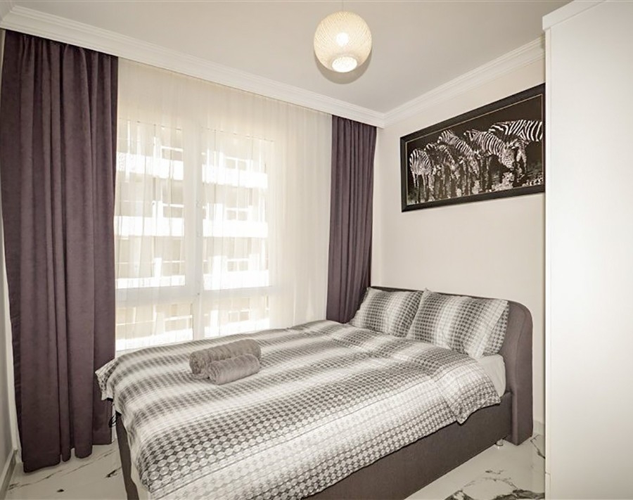 2+1 Wohnung mit atemberaubendem Blick, Alanya Zentrum