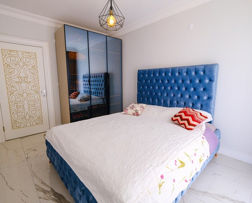 Immediately available 3+1 apartment with a large living area in Alanya