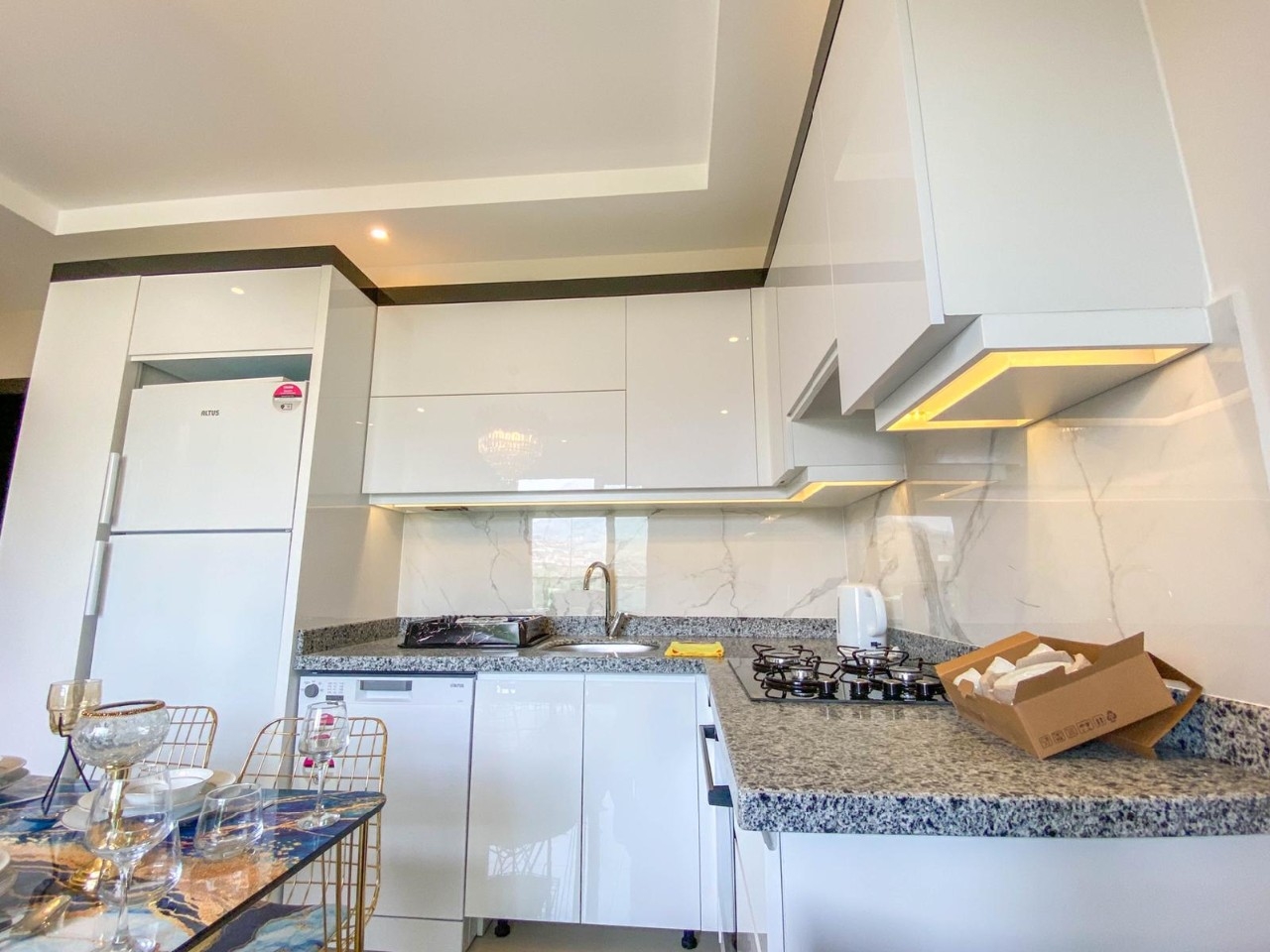 Luxury 1+1 apartment in Alanya