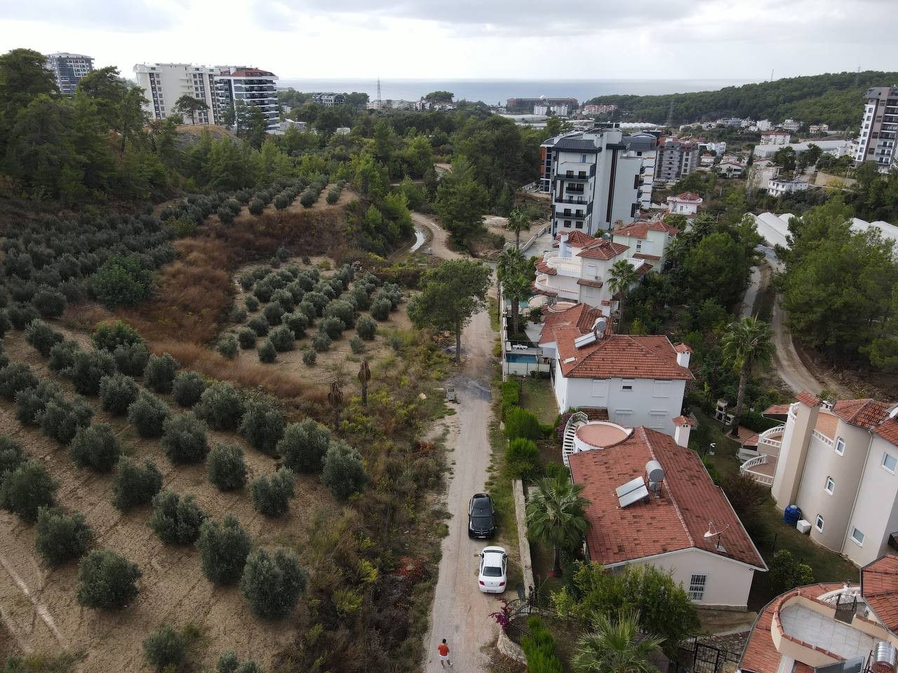2+1 Villa med slott- och bergsutsikt, Alanya Avsallar