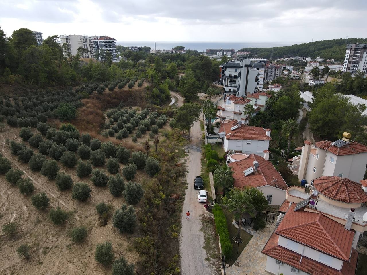 2+1 Villa med slott- och bergsutsikt, Alanya Avsallar