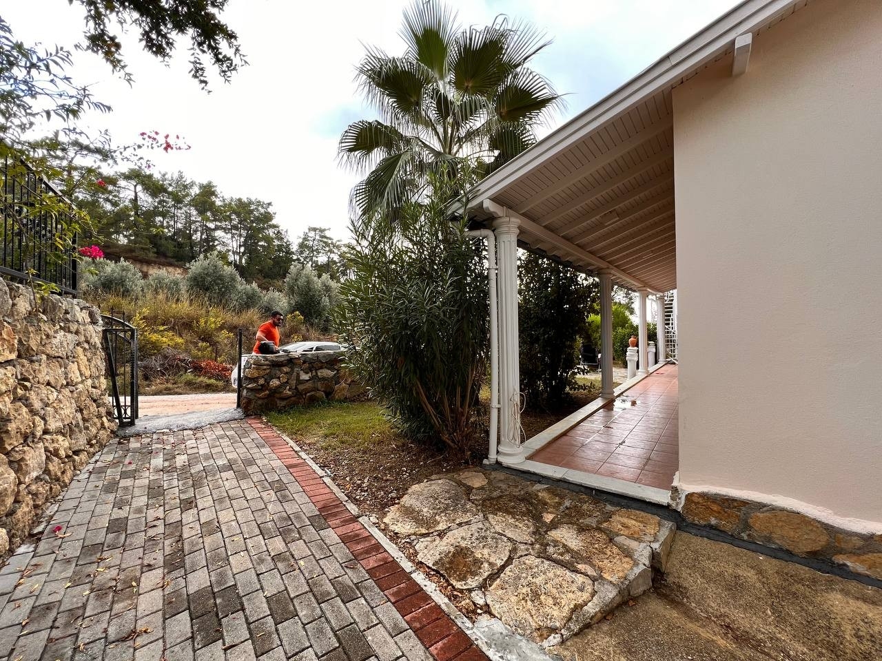 2+1 Villa med slott- och bergsutsikt, Alanya Avsallar