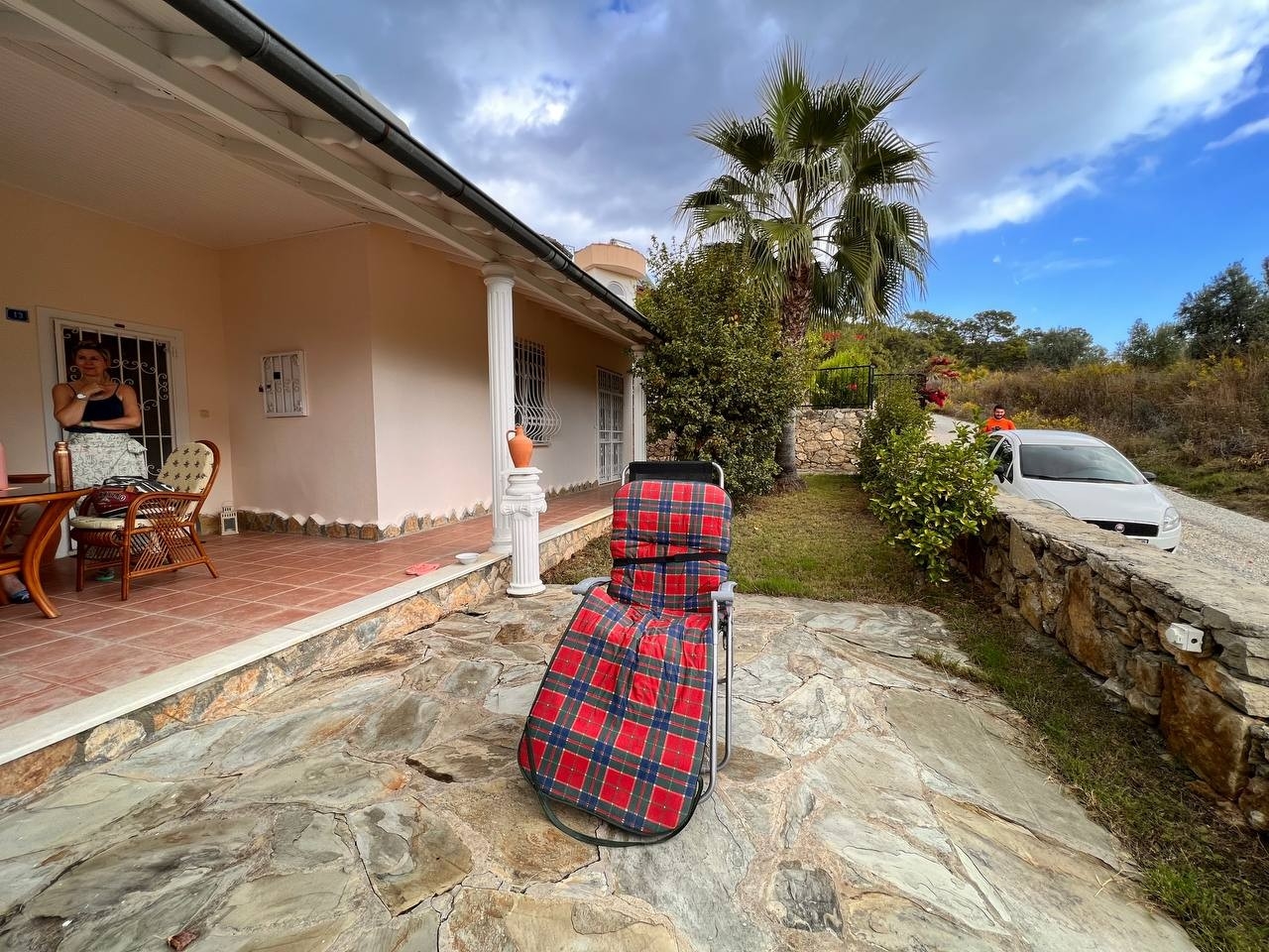 2+1 Villa med slott- och bergsutsikt, Alanya Avsallar