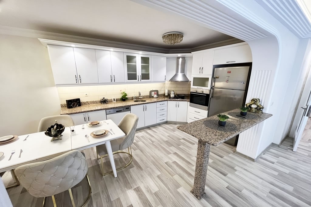 Luxurious 3+1 apartment ready to move into in Alanya