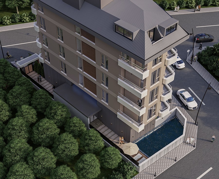 A new project is coming to the center of Alanya