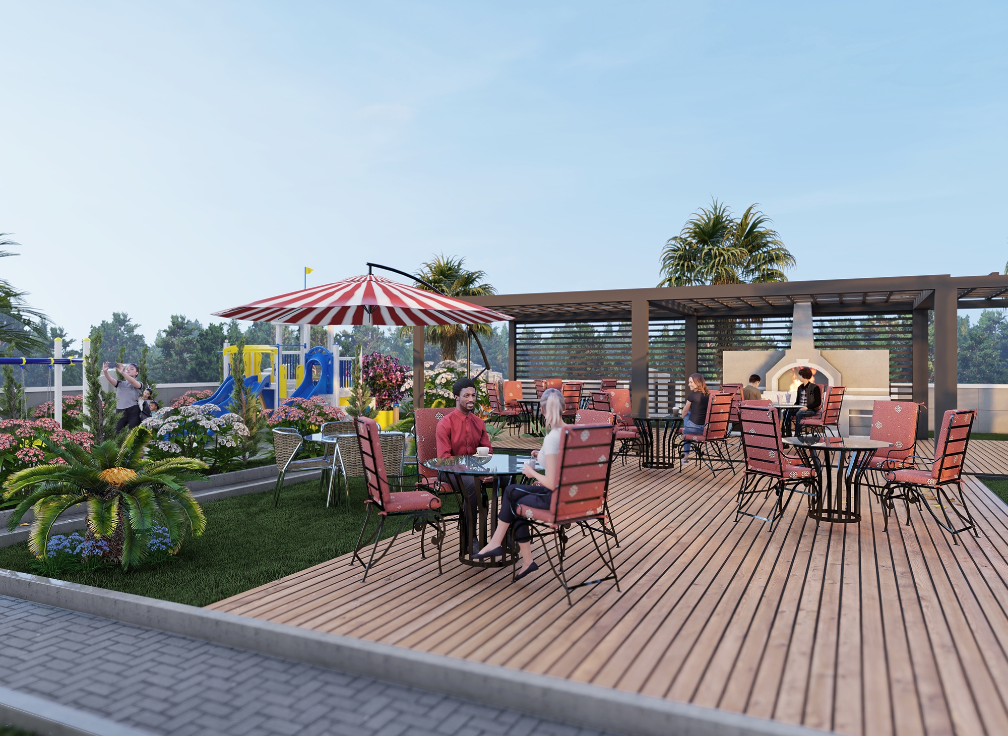 Luxuriöses 1+1 Apartment mit Burg- und Bergblick, Alanya