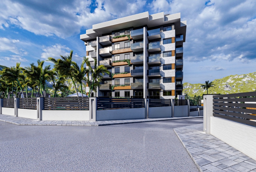 Luxury 1+1 Apartment with Mountain View in Demirtas