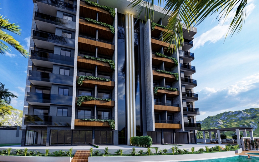Luxury 1+1 Apartment with Mountain View in Demirtas