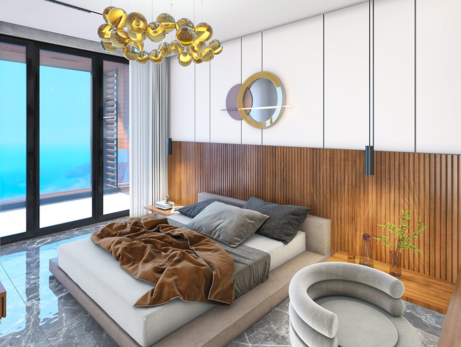 Luxurious 8+1 Villa with Stunning Views in Alanya Tepe