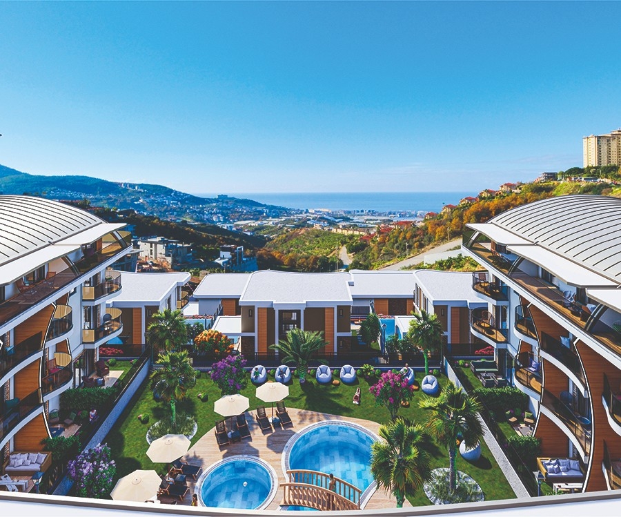 Lyxig 4+1 Villa med havs- och bergsutsikt, Alanya - Kargicak