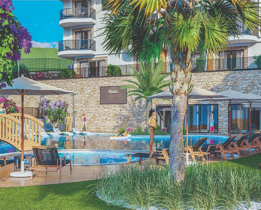 Lyxig 4+1 Villa med havs- och bergsutsikt, Alanya - Kargicak