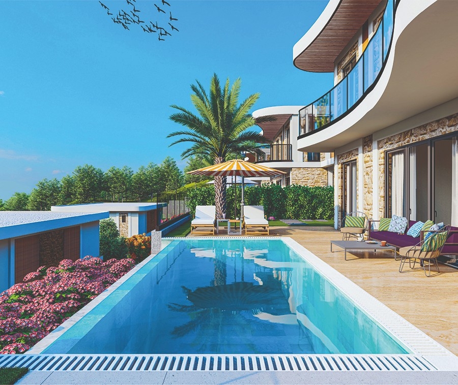 Lyxig 4+1 Villa med havs- och bergsutsikt, Alanya - Kargicak