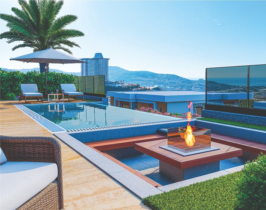 Lyxig 4+1 Villa med havs- och bergsutsikt, Alanya - Kargicak