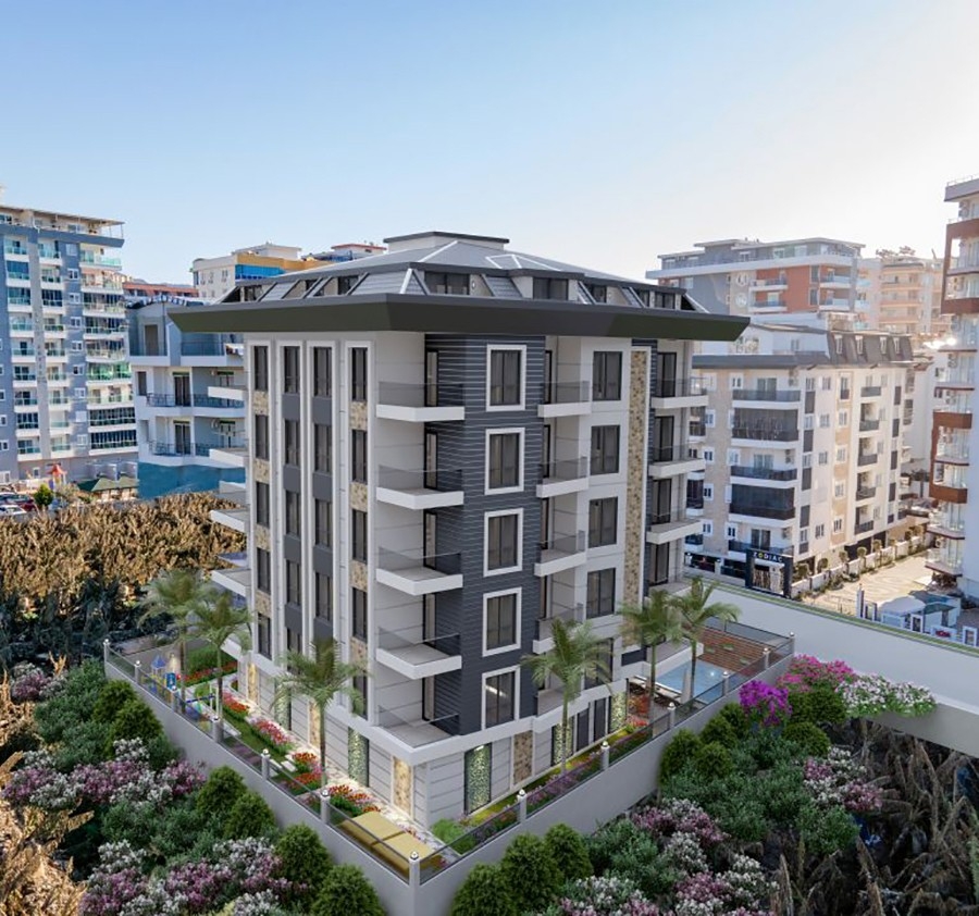 Et snart besat kompleks i Alanya