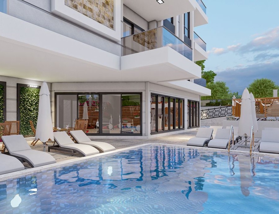 Et snart besat kompleks i Alanya