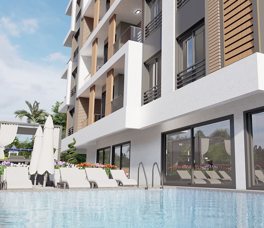 Et snart besat kompleks i Alanya