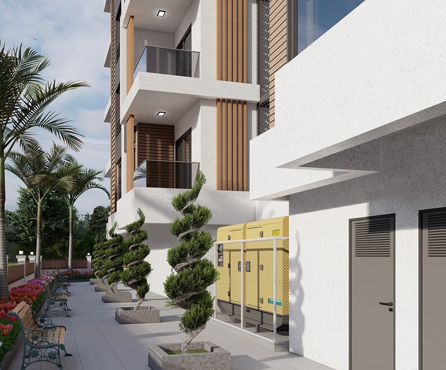 Et snart besat kompleks i Alanya