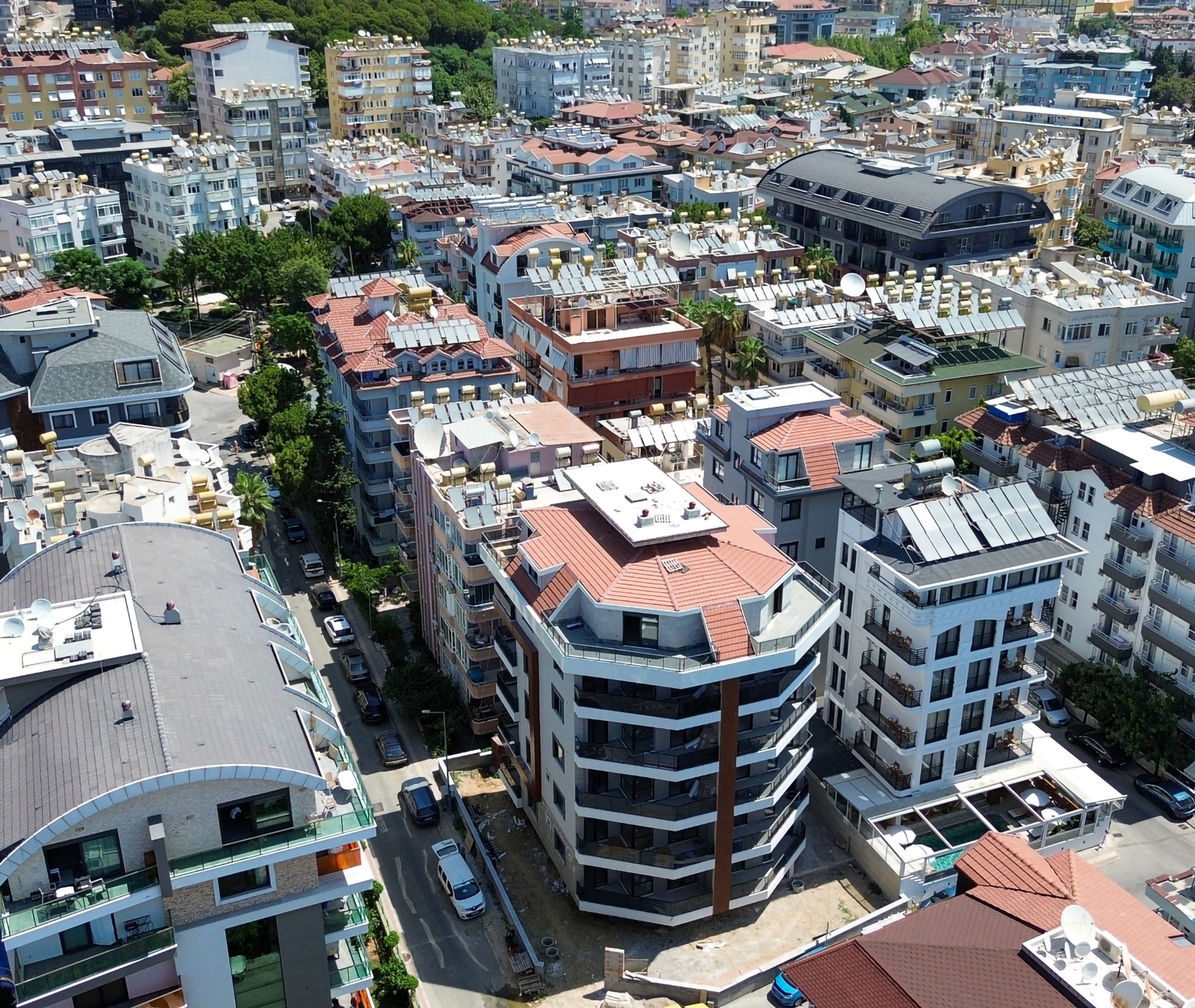 Luxuriöses 4+1 Apartment mit atemberaubendem Ausblick, Alanya Zentrum