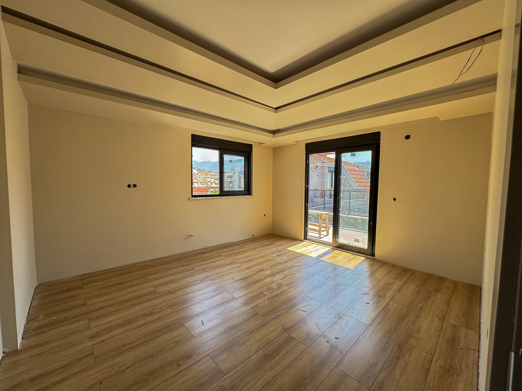 Luxuriöses 4+1 Apartment mit atemberaubendem Ausblick, Alanya Zentrum