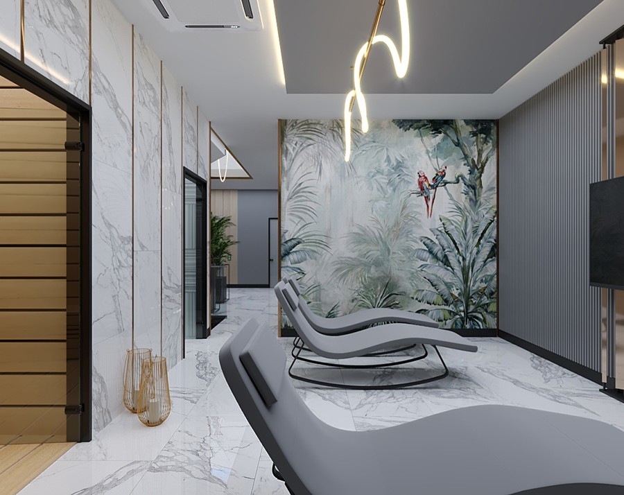 Luxury villa with sea and landscape view coming soon in Alanya