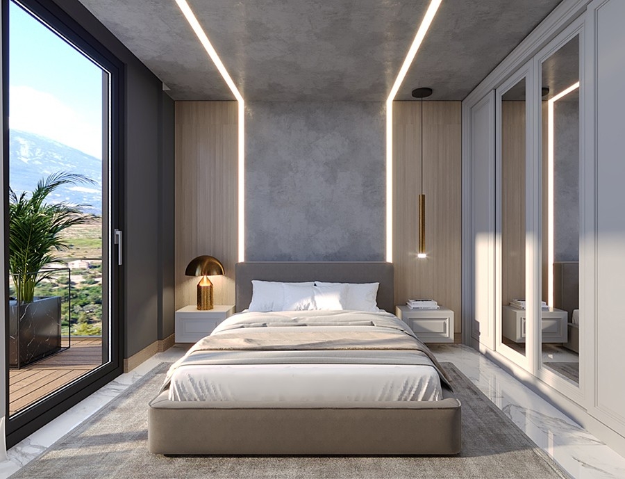 Luxury villa with sea and landscape view coming soon in Alanya