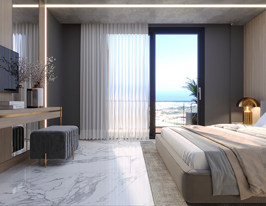 Luxury villa with sea and landscape view coming soon in Alanya
