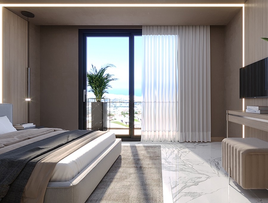Luxury villa with sea and landscape view coming soon in Alanya
