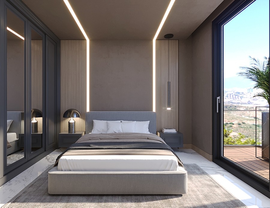 Luxury villa with sea and landscape view coming soon in Alanya