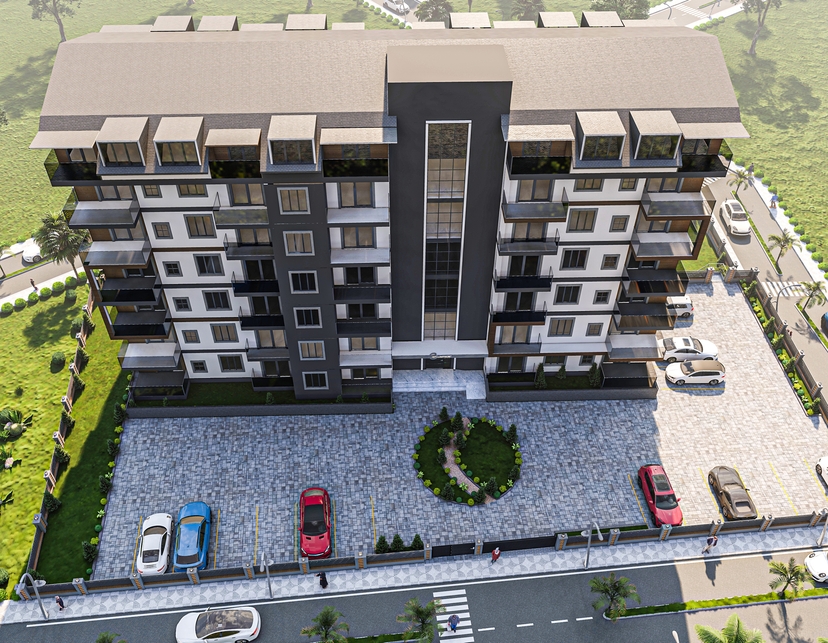 Modern 1+1 Apartment with Mountain Views, Alanya - Gazipasa