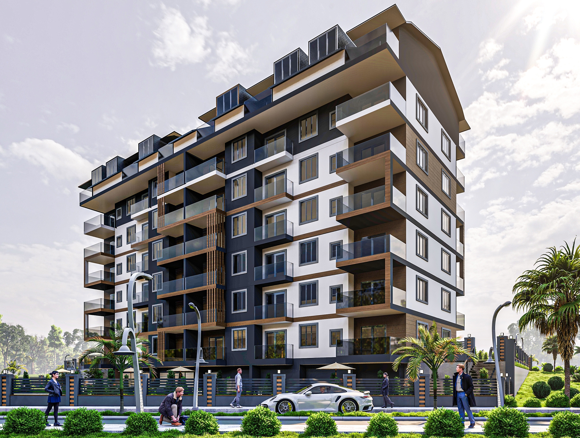 Modern 1+1 Apartment with Mountain Views, Alanya - Gazipasa