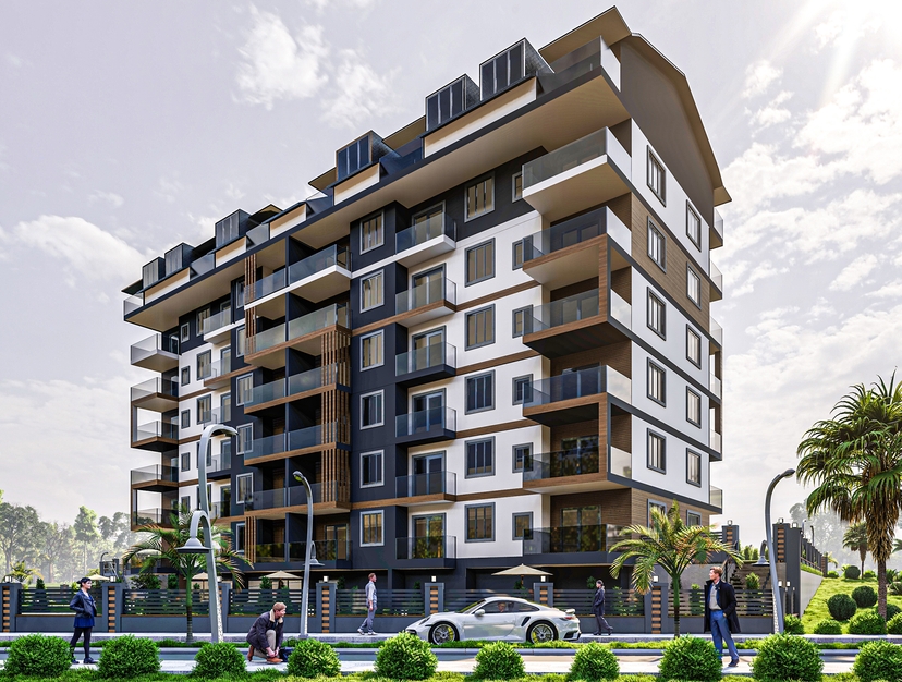 Modern 1+1 Apartment with Mountain Views, Alanya - Gazipasa