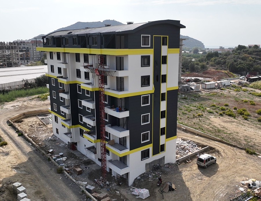 Newly built 1+1 apartment for sale in Alanya