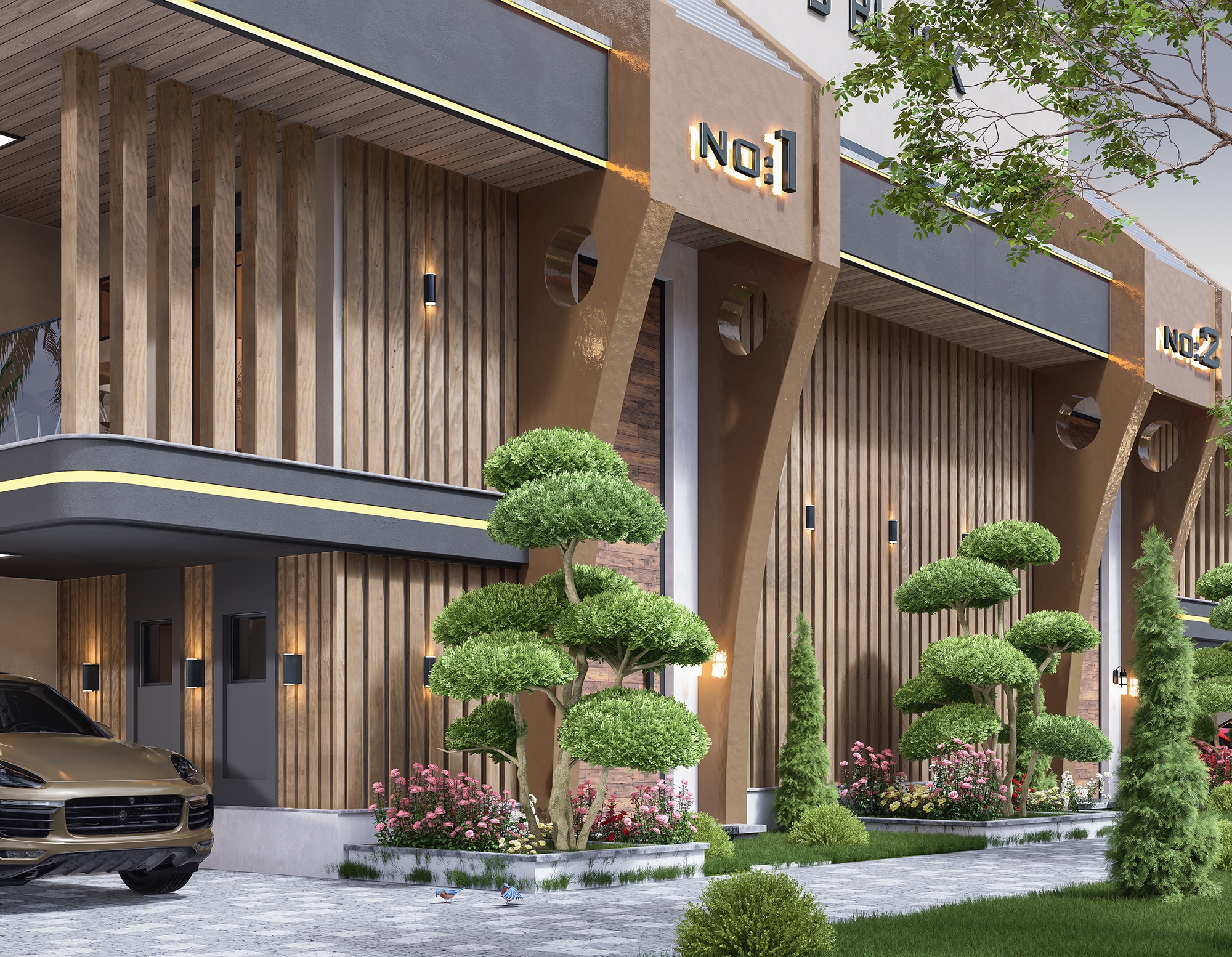 Luksus 4+1 Villa med Hav, Borg og Bjergudsigt i Alanya Tepe