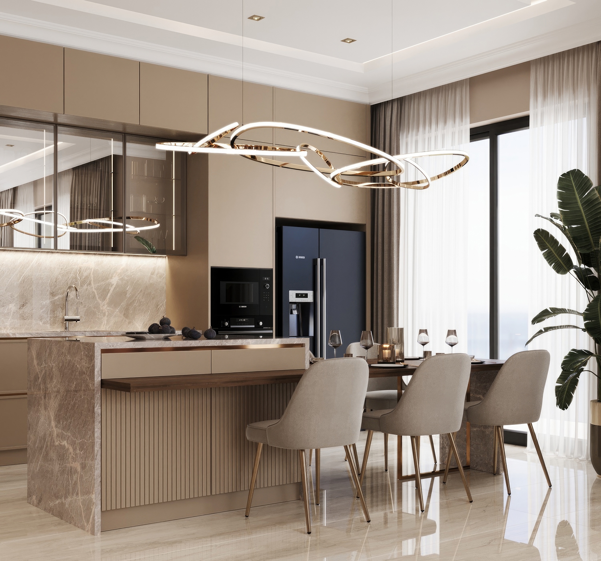 Luksus 4+1 Villa med Hav, Borg og Bjergudsigt i Alanya Tepe