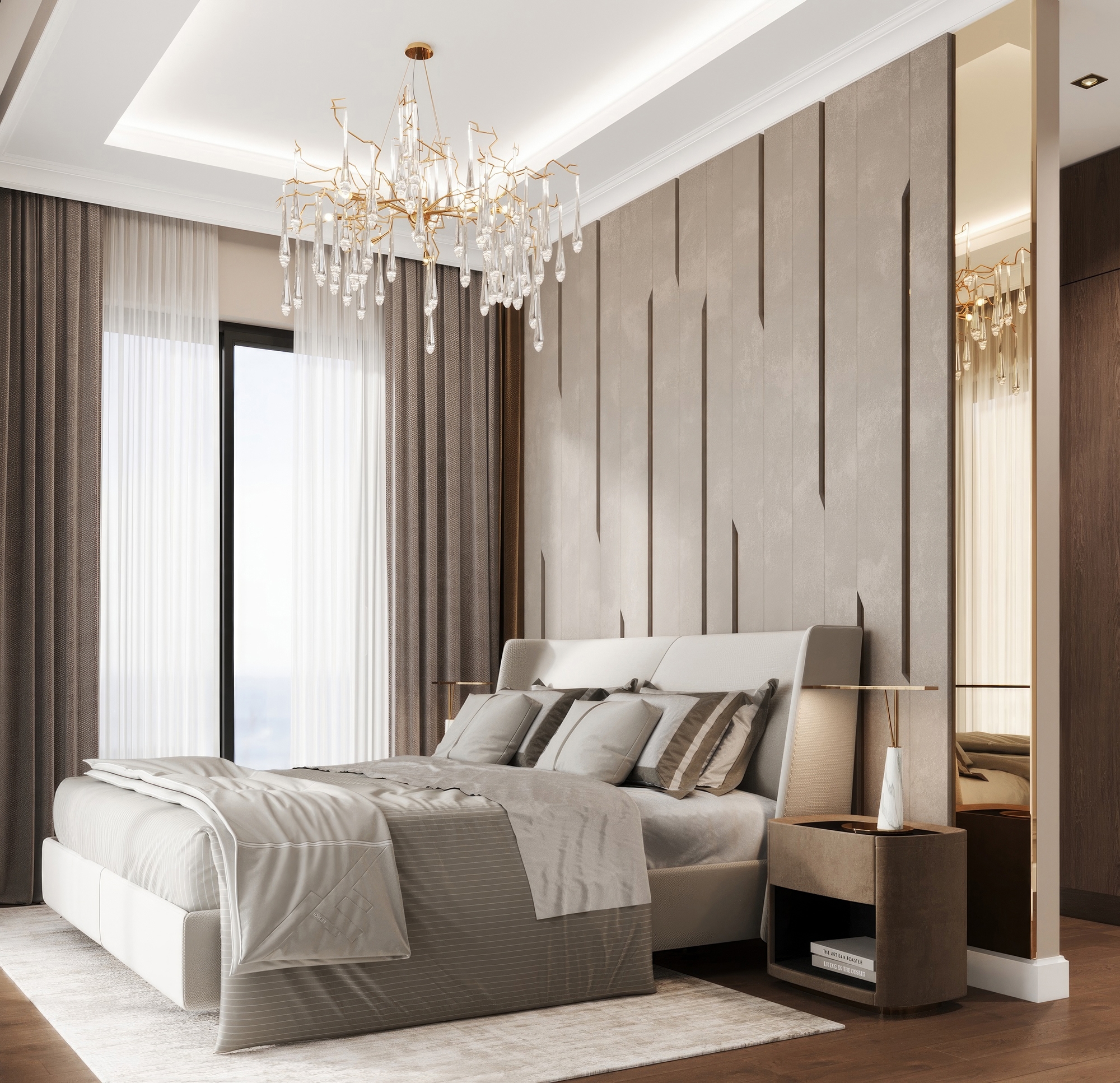 Luksus 4+1 Villa med Hav, Borg og Bjergudsigt i Alanya Tepe