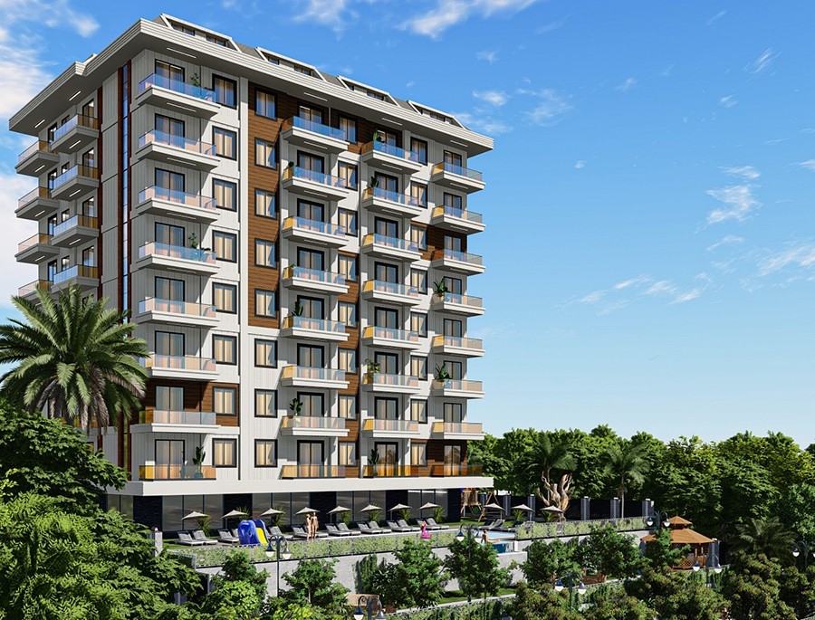 Luxury 1+1 Apartment with Mountain View in Payallar