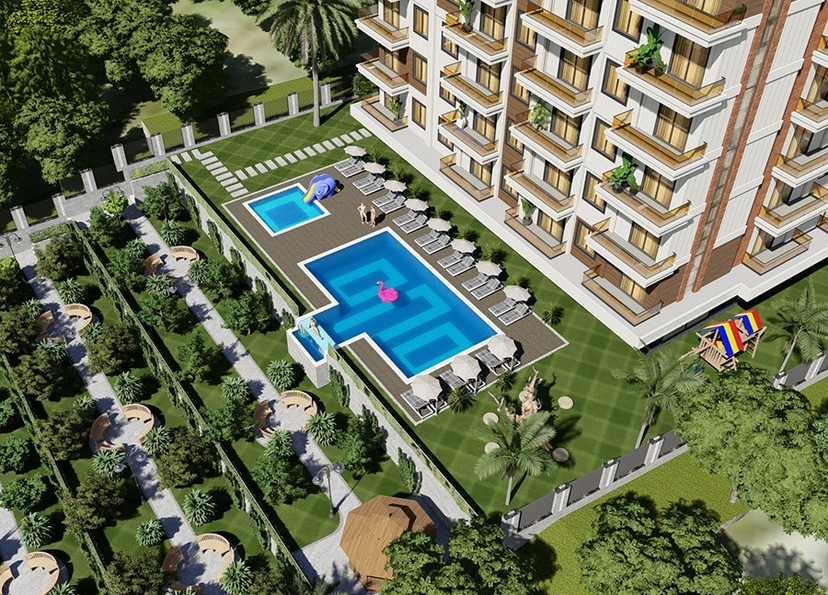 Luxury 1+1 Apartment with Mountain View in Payallar