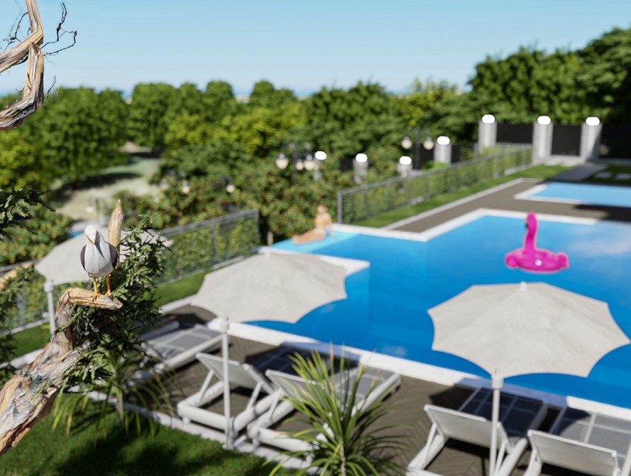Luxury 1+1 Apartment with Mountain View in Payallar