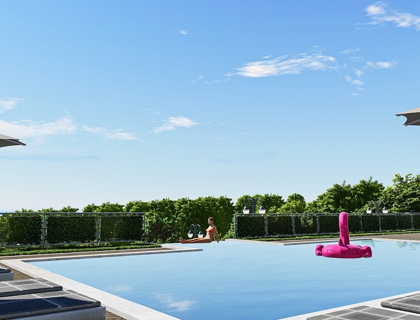 Luxury 1+1 Apartment with Mountain View in Payallar