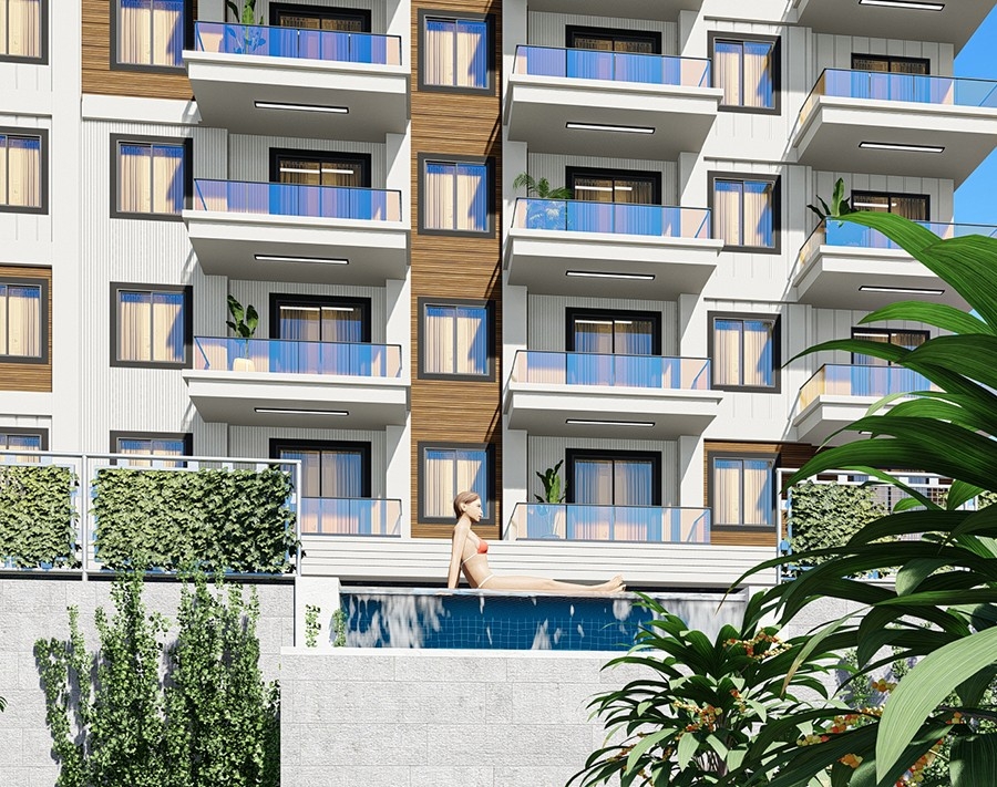 Luxury 1+1 Apartment with Mountain View in Payallar
