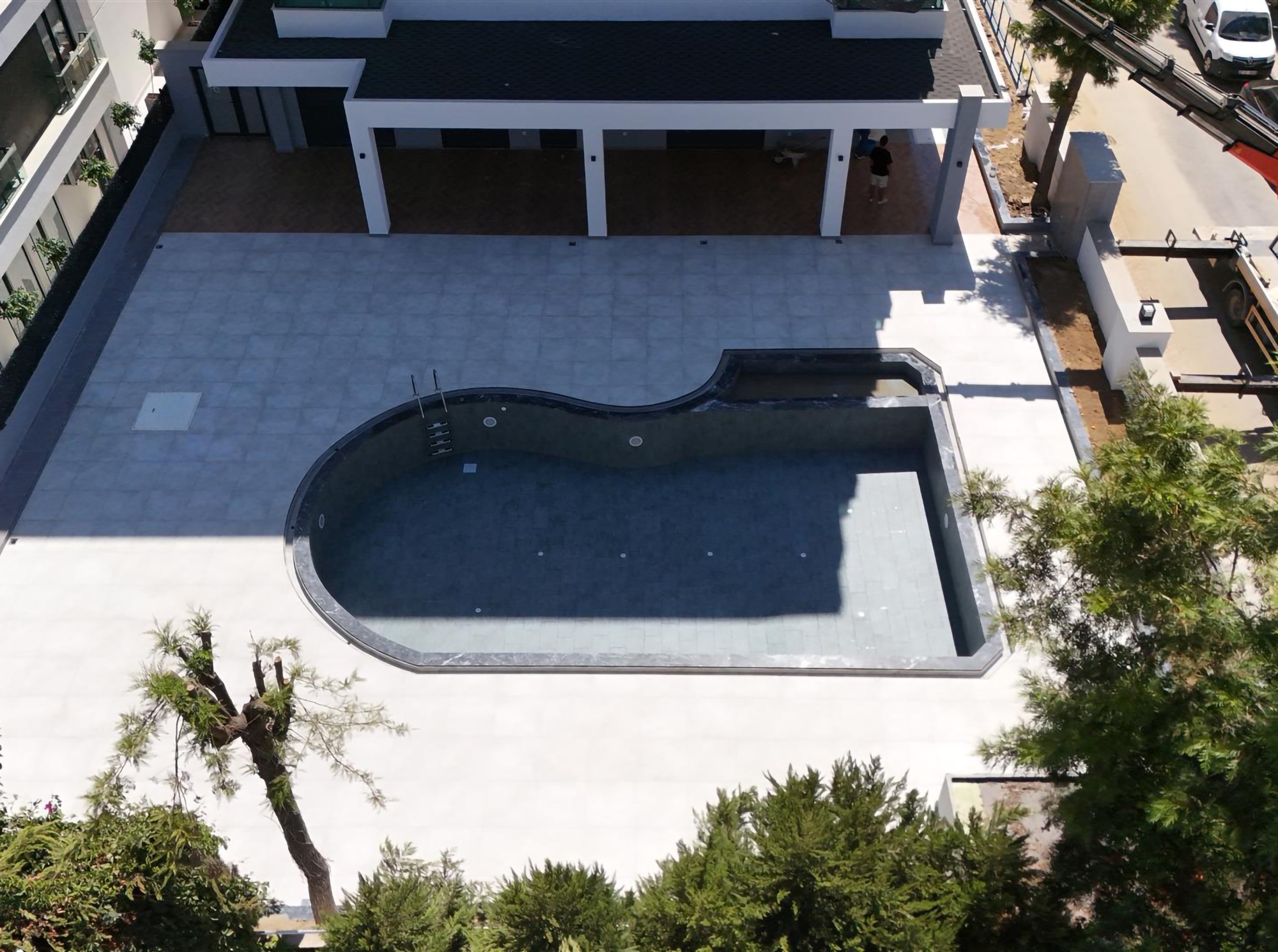 Luxuriöses 1+1 Apartment mit Bergblick, Alanya Zentrum