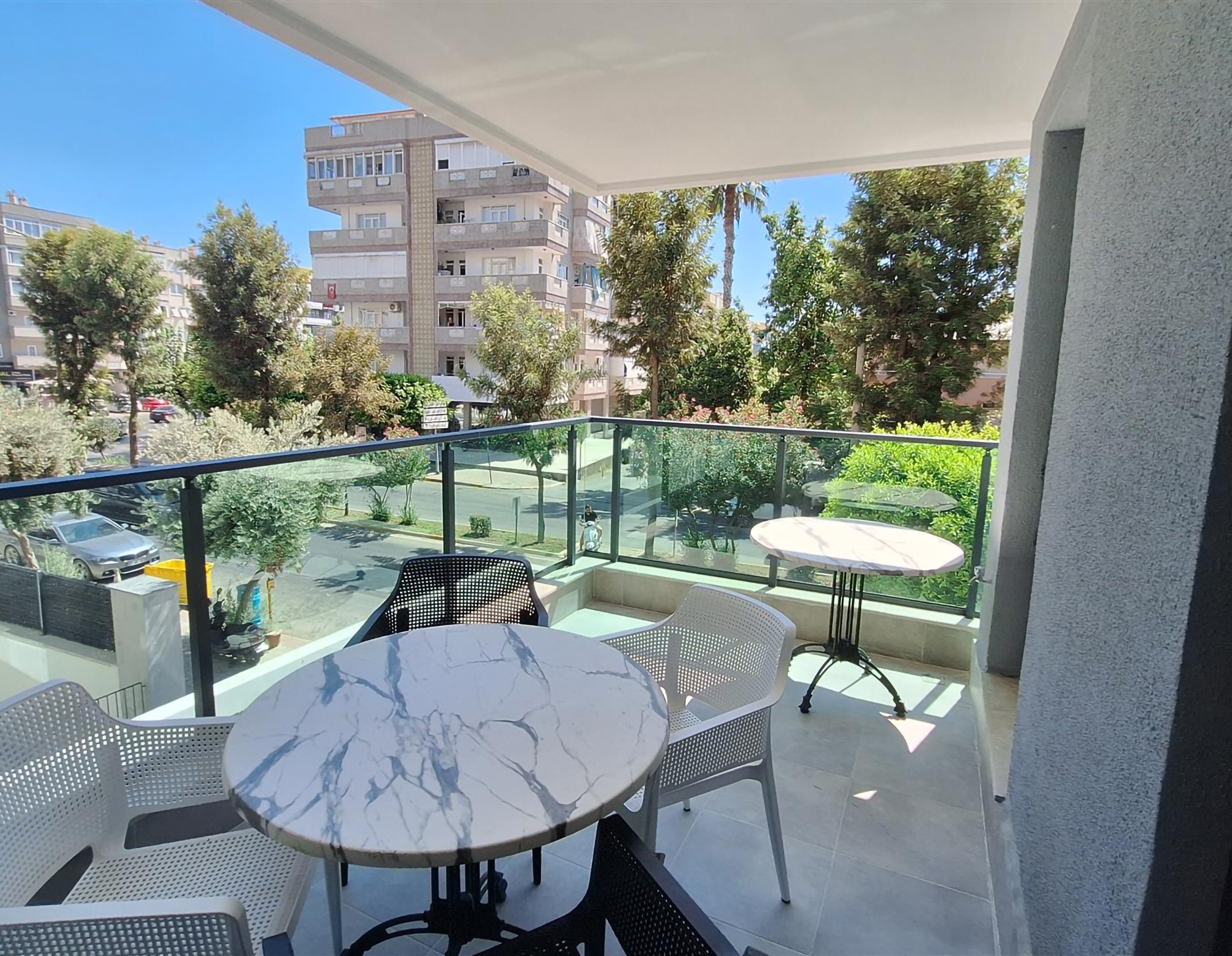 Luxuriöses 1+1 Apartment mit Bergblick, Alanya Zentrum