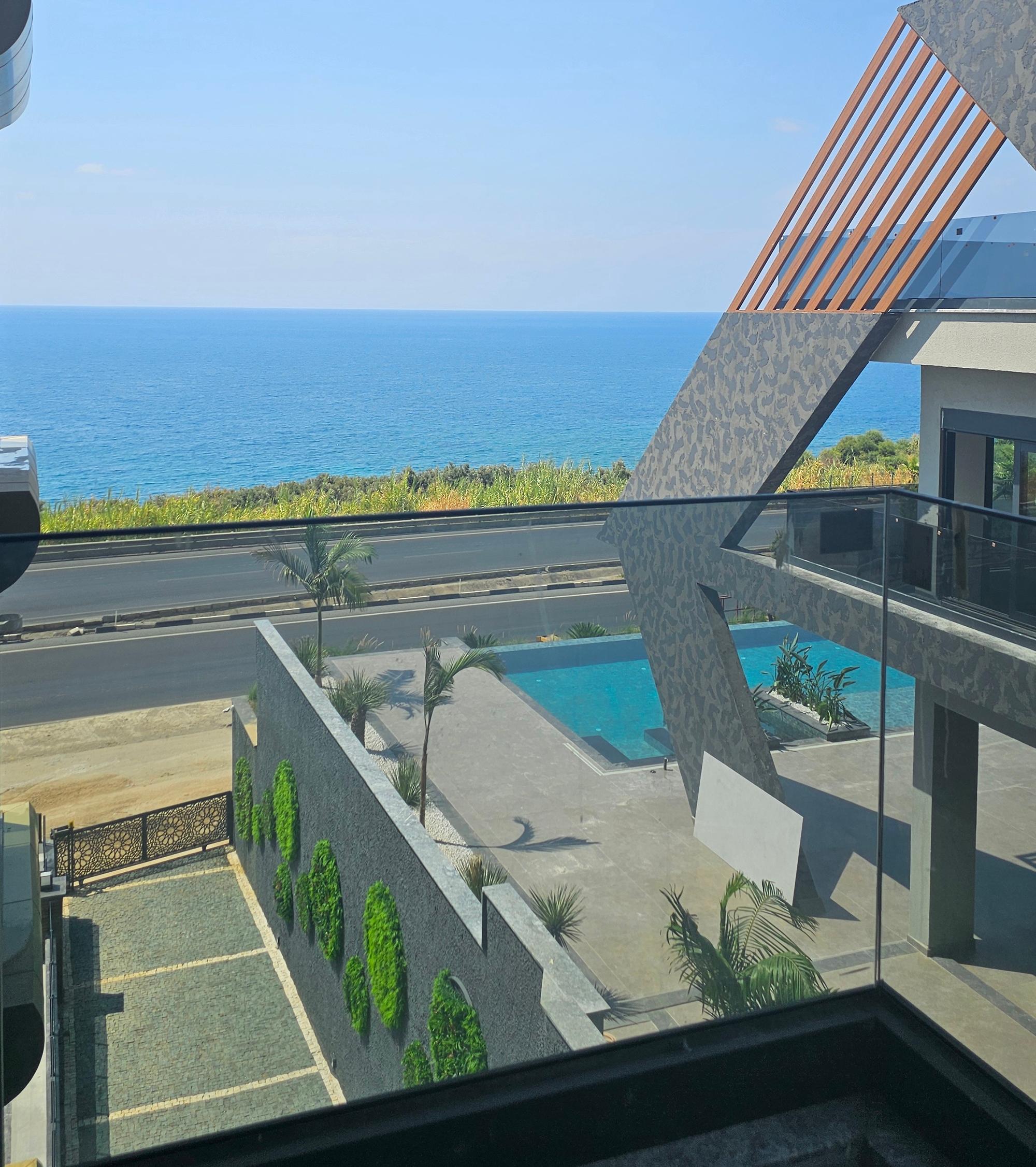Luksuriøs 1+1 leilighet med sjø- og slottutsikt, Alanya