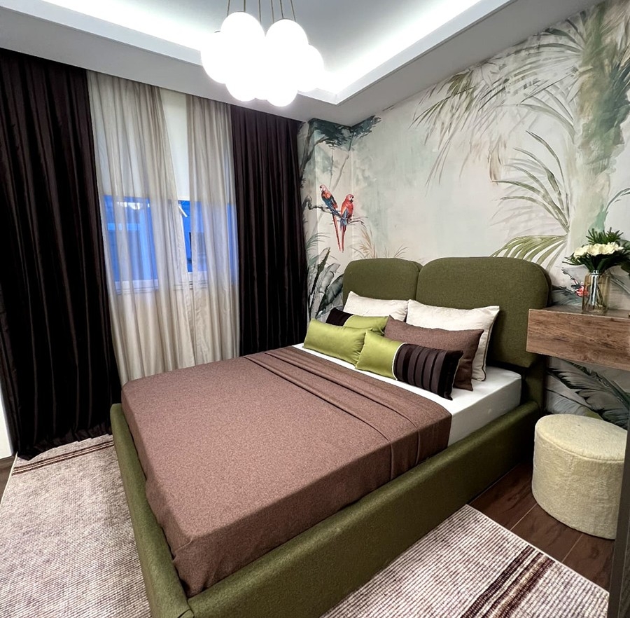 Spacious 2+1 Apartment in Alanya City Center with Mountain View