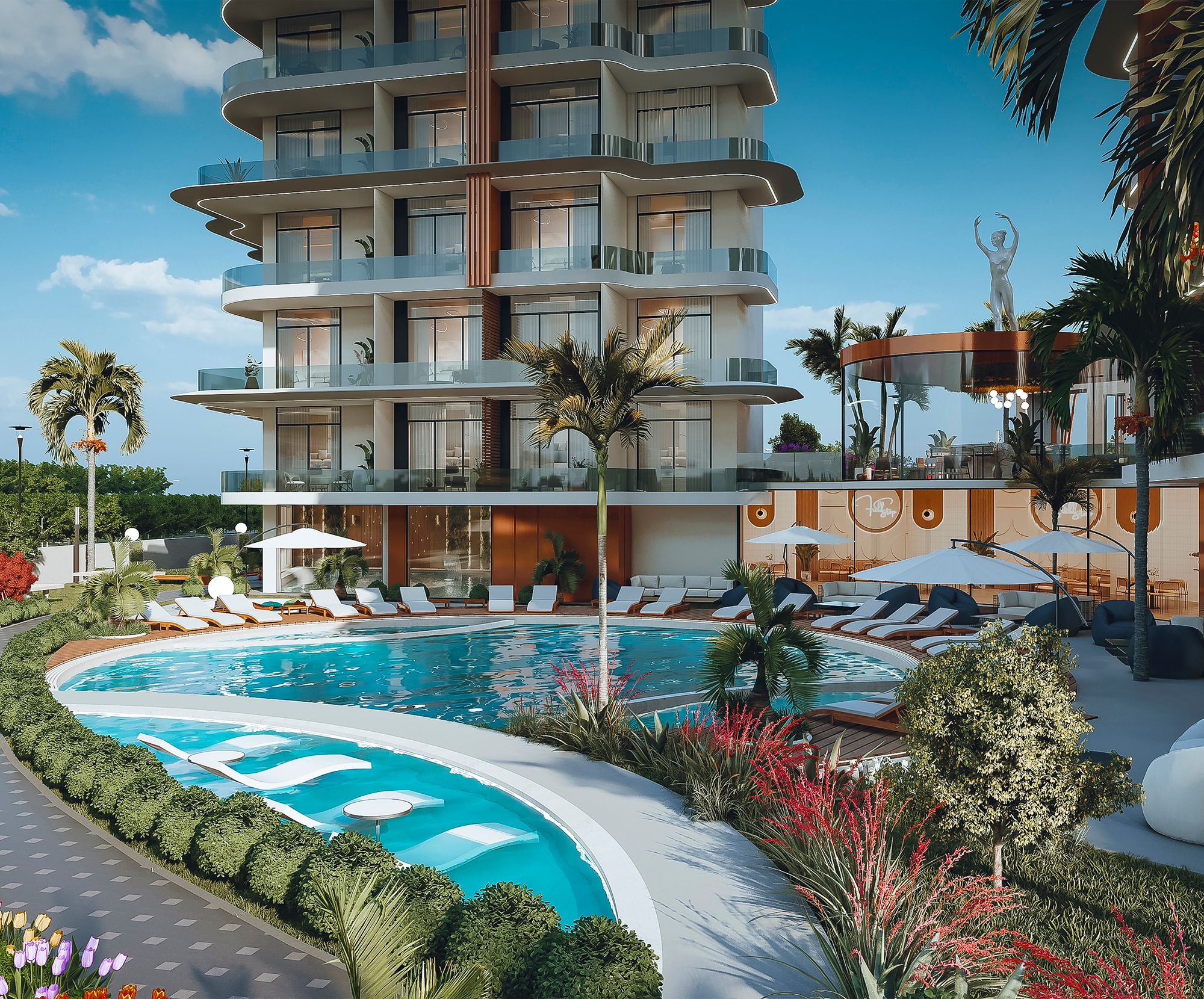 Luxury 1+0 Apartment with Castle and Mountain Views in Payallar, Alanya